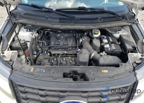 2018 Ford Explorer Police Interceptor из США, поврежденный, VIN 1FM5K8AR5JGA83327